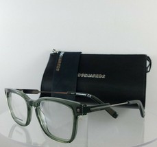 Brand New Authentic Dsquared 2 DQ 5244 096 Eyeglasses Green Silver 49mm - £85.45 GBP