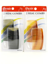 ANNIE SIDE HAIR COMBS - 2 PCS. (3201, 3205) - £6.31 GBP