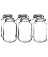 Bormioli Rocco 4L Swing Top Fido Glass Jars | 6-pack - £131.21 GBP
