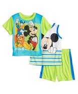 Disney Boy's Mickey, Pluto and Donald 3-Piece Pajama Shorts Set, Size 4T - $495.56 MXN Disney Boy's Mickey, Pluto and Donald 3-Piece Pajama Shorts Set, Size 4T - $495.56 MXN