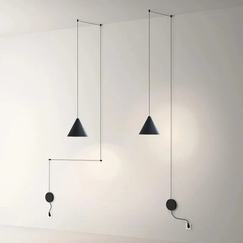 Led Pendant Light Modern Hang Lamp Led Living Dining Room Bedroom Bedsid... - $44.19+