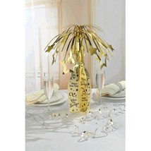 Happy New Years Eve Champagne Bottle Centerpiece Party Gold - £5.53 GBP