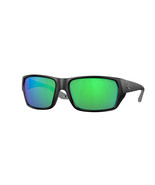 Costa Del Mar 06S9113 911307 Tailfin Sunglasses Matte Black Green Polari... - $198.00