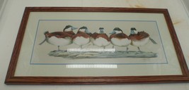 Art LaMay Wood Frame Matted Duck Print *Ducks Unlimted* 30&quot; x 16&quot; - $48.99