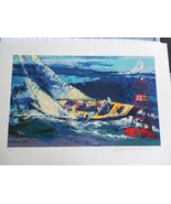 Leroy Neiman &quot;The 1970 America&#39;s Cup Intrepid Gretel II&quot; Serigraph Signe... - $2,425.50