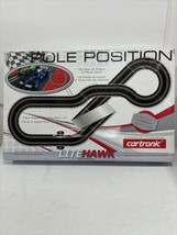 Litehawk 1/43 Slot Car Track And Cars. Complete Cartronic Pole Position. - $53.20