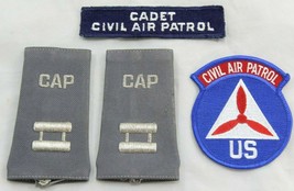 Vintage World War 2 Civilian Air Patrol Shoulder Boards Defense Cadet Pa... - £11.79 GBP