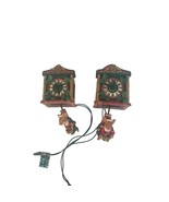 Eluceo MOUSE hanging from CUCKOO CLOCK Christmas Ornament plugs into min... - £20.16 GBP