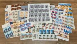 Lot Of 206 ($52.38) USPS Vintage USA Events/States Stamps Gum &amp; Self Adhesive  - £36.52 GBP