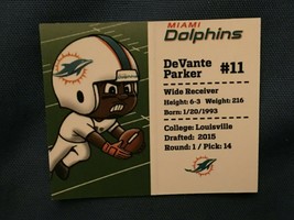 NFL Teenymates Series 8 Pocket Profile Dolphins Davante Parker *Loose/NE... - $5.99