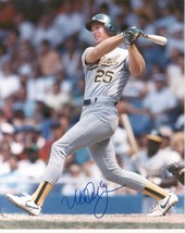 Mark McGwire Signed Autographed Glossy 8x10 Photo (Oakland A&#39;s) - COA Holograms - £51.95 GBP