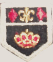 Vintage Small Embroidered Emblem Sew-On Patch - £3.14 GBP