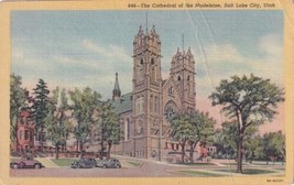 Cathedral of the Madeleine Salt Lake City Utah UT Postcard A29 - £2.38 GBP