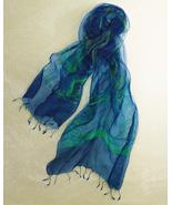Smithsonian Floating Threads Silk Scarf 75&quot; long x 20&quot; wide - $44.99