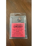 Chessex Manufacturing 9 Set Cube Scarab Blue Blood with Gold MISSING ONE - $94.64 MXN
