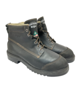 Royer Kid’s 6" XPAN Interguard Safety Work Boots 2251XPB Black/Brown Siz... - $123.49