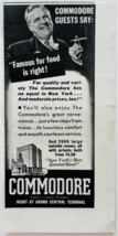 1938 Commodore Hotel Advertisement Grand Central Terminal New York City ... - $19.99