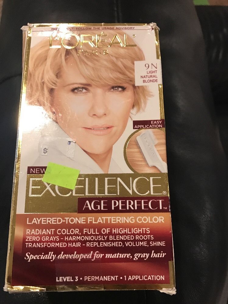 L'Oreal Paris Excellence Age Perfect 9N Light Natural Blonde hair color - $12.36