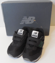 New Balance 515 Hook &amp; Loop Boys 6 Baby Toddler Shoes Sneakers Black New - £30.03 GBP