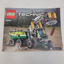 INSTRUCTION MANUAL BOOKLET ONLY LEGO Technic 42080 Forest Machine NO BRICKS - $9.74