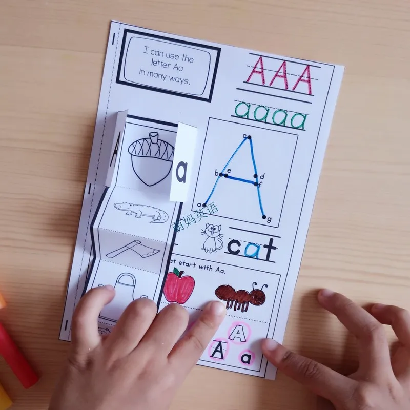 Play Learning English Phonic 26 Letters Alphabets Interactive NotA Coloring Trai - £23.18 GBP
