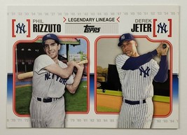 2010 Phil Rizzuto And Derek Jeter Topps Mlb Baseball Card LL-39 New York Yankees - £4.76 GBP