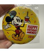 Disney Happy Birthday Mickey 2018 Celebration 3” Button - $12.00
