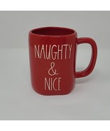 Rae Dunn Naughty Nice Lg. Coffee Tea Mug Cup Magenta Artisan Collection - £12.41 GBP