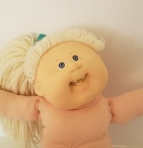 1982 Cabbage Patch Kids Doll Head Mold 19 HM19 blonde lemon hair blue eyes teeth - £369.63 GBP