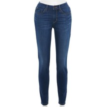 Sonoma Curvy Skinny Jean Women 2 Blue Medium Wash High Rise Stretch Everyday NEW - £19.36 GBP