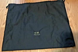 Rita Merlini Big Black Dust Bag 20&quot;x 24&quot; Gold Letters, Cotton Made In Italy - £10.92 GBP
