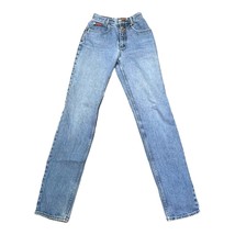 Lawman Womens Light Wash High-Waisted Straight-Leg Jeans Sz 5 32 Inseam READ - $37.39