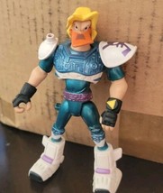 Vintage 1996 Disney Mighty Ducks Weapons Expert Puck Bomber Nosedive Fig... - $9.25