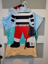 American Kids Pirate Hooded Poncho Towel 24 INCHES X 48 INCHES Youth NEW - $18.00