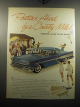 1957 Pontiac Car Ad - Pontiac&#39;s ahead by a country mile - £14.54 GBP