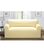 Kathy Ireland Daybreak Sofa Slipcover Cream - $65.15 CAD