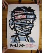 Pearl Jam Poster Silkscreen Ireland UK 2006 Worldwide Tour Reading Festival - $269.98