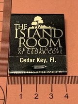 Vintage Matchbook Cover  The Island Room Restaurant Cedar Key, FL. gmg unstruck - £9.78 GBP