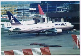 Photo Airplane Britannia G-BNYS Boeing 767-204 4 x 6 - £0.51 GBP