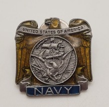 American Legion United States of America Navy USN Collectible Lapel Hat Pin  - £15.33 GBP