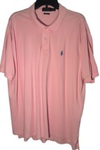 Mens Polo Ralph Lauren Classic Fit Polo Pink Size 2XL 100% Cotton  - $17.60