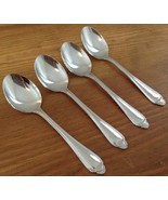 Pfaltzgraff Biscayne Set Of 4 Soup Spoons Fan Tip Glossy Korea I HAVE MO... - £18.33 GBP