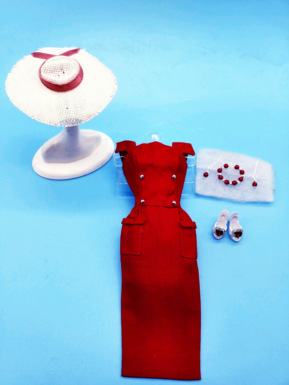 Primary image for VINTAGE BARBIE RED SENSATION WITH HAT! MINT CONDITION!