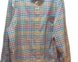 Saddlebred Big &amp; Tall 2XLT vintage oxford men&#39;s button front shirt plaid - $14.84