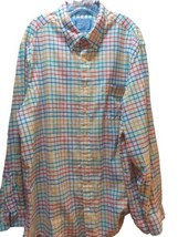 Saddlebred Big &amp; Tall 2XLT vintage oxford men&#39;s button front shirt plaid - £11.64 GBP