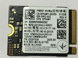 Samsung PM991 PCie NVMe  MZ-9LQ512A 512GB SSD M.2 2230 Microsoft surface... - $51.17