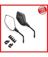 Universal Convex Motorcycle Mirrors with M8/M10 Bolts - Enhanced Safety ... - $767.59 MXN
