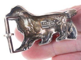 Lynn Gaylord Sterling Silver Cocker Spaniel Belt buckle - £148.71 GBP