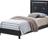 Glory Furniture Primo Twin Panel Bed in Black - $410.99