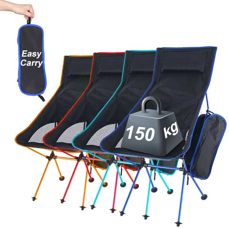  fold chair portable lightweight garden seat hard travel picnic beach bbq folding large thumb200